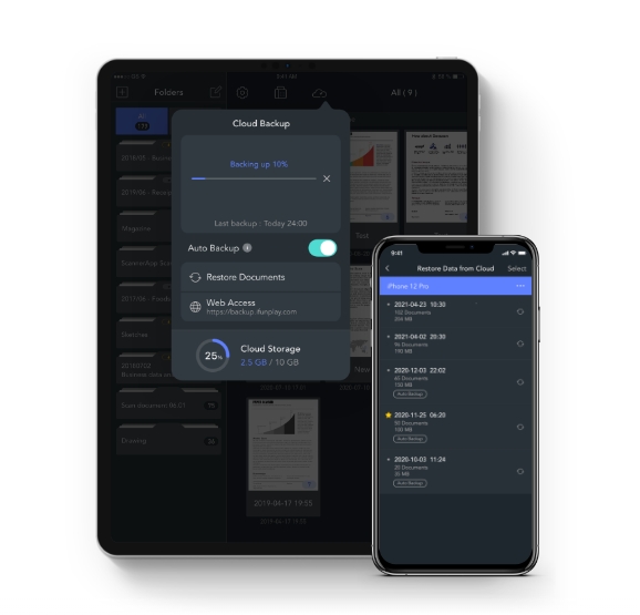 cloud backup and restore