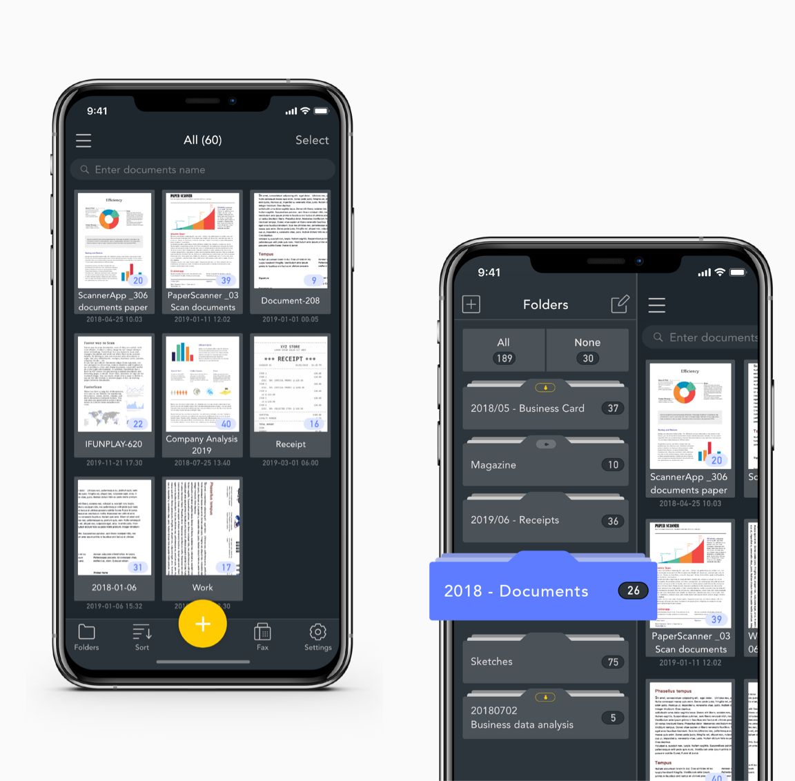 scannerapp organize